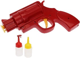 Condiment Dispenser Bottle Gun