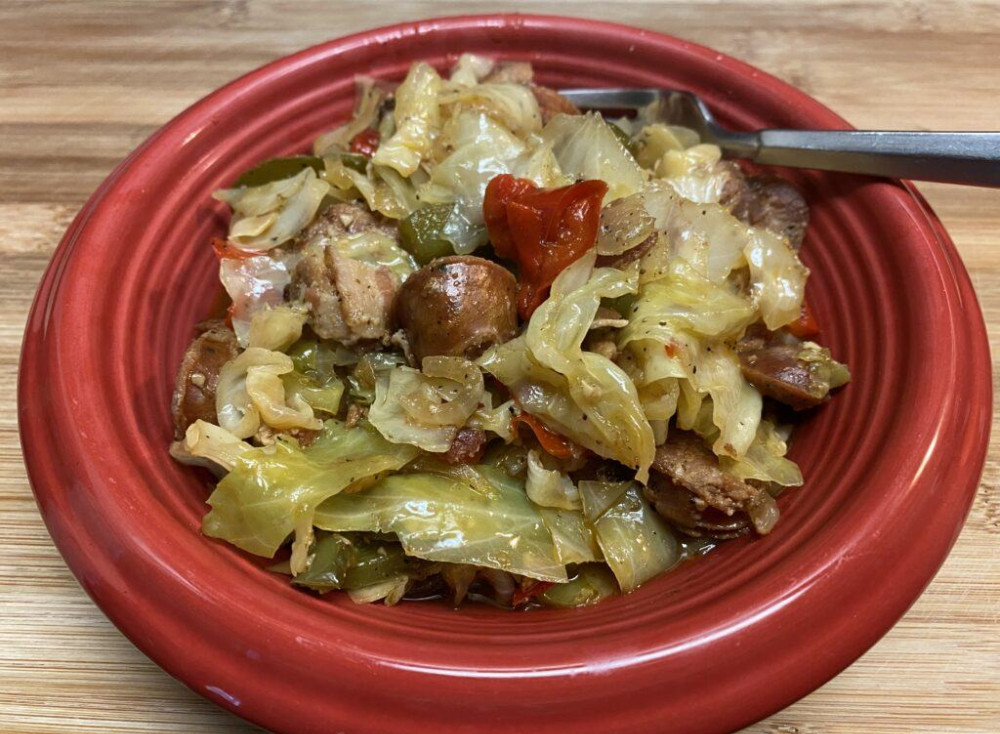 Andouille Sausage With Fried Cabbage