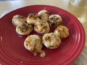 Parmesan Crusted Scallops