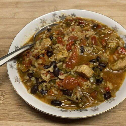 Easy Chicken Fajita Soup