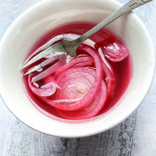 Quick and Easy Pickled Red Onions