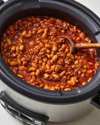 Slow Cooker Barbecue Pork and Beans