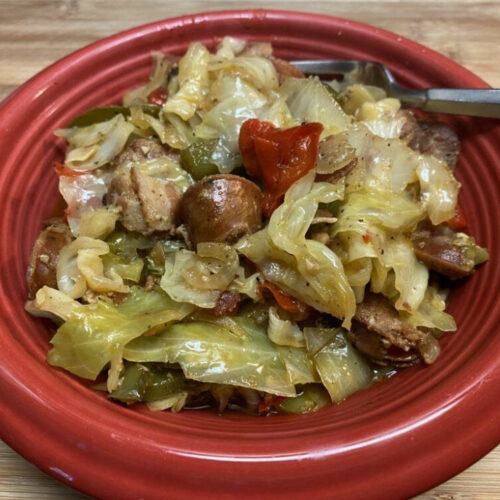 Andouille Sausage With Cabbage